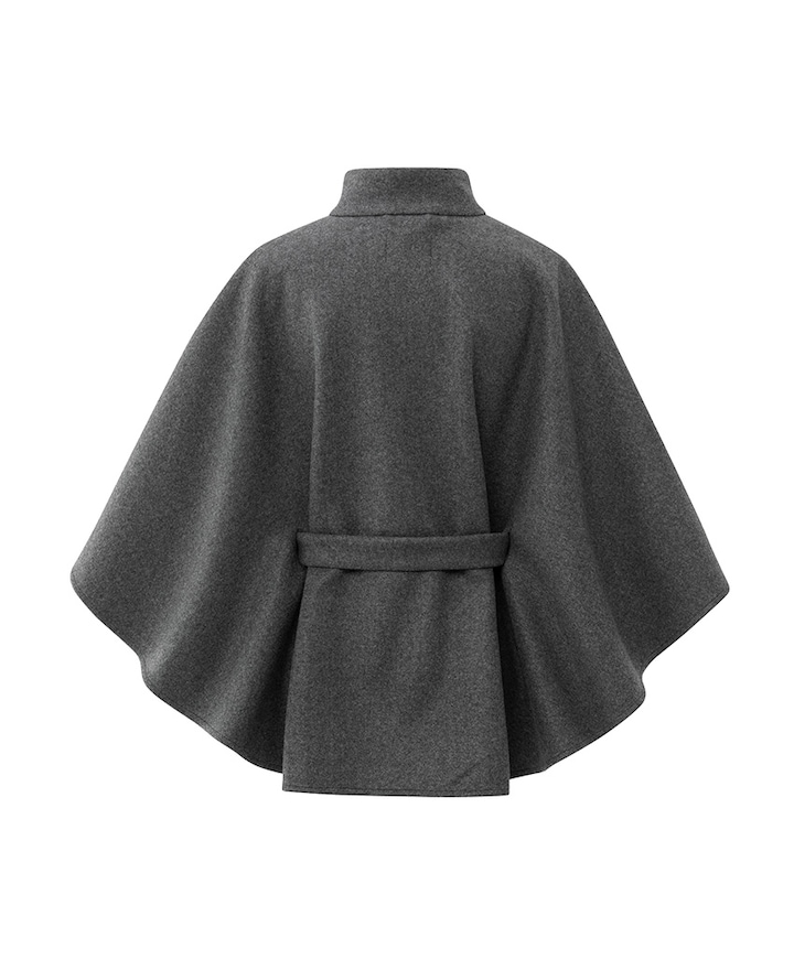 Dames cape grijs