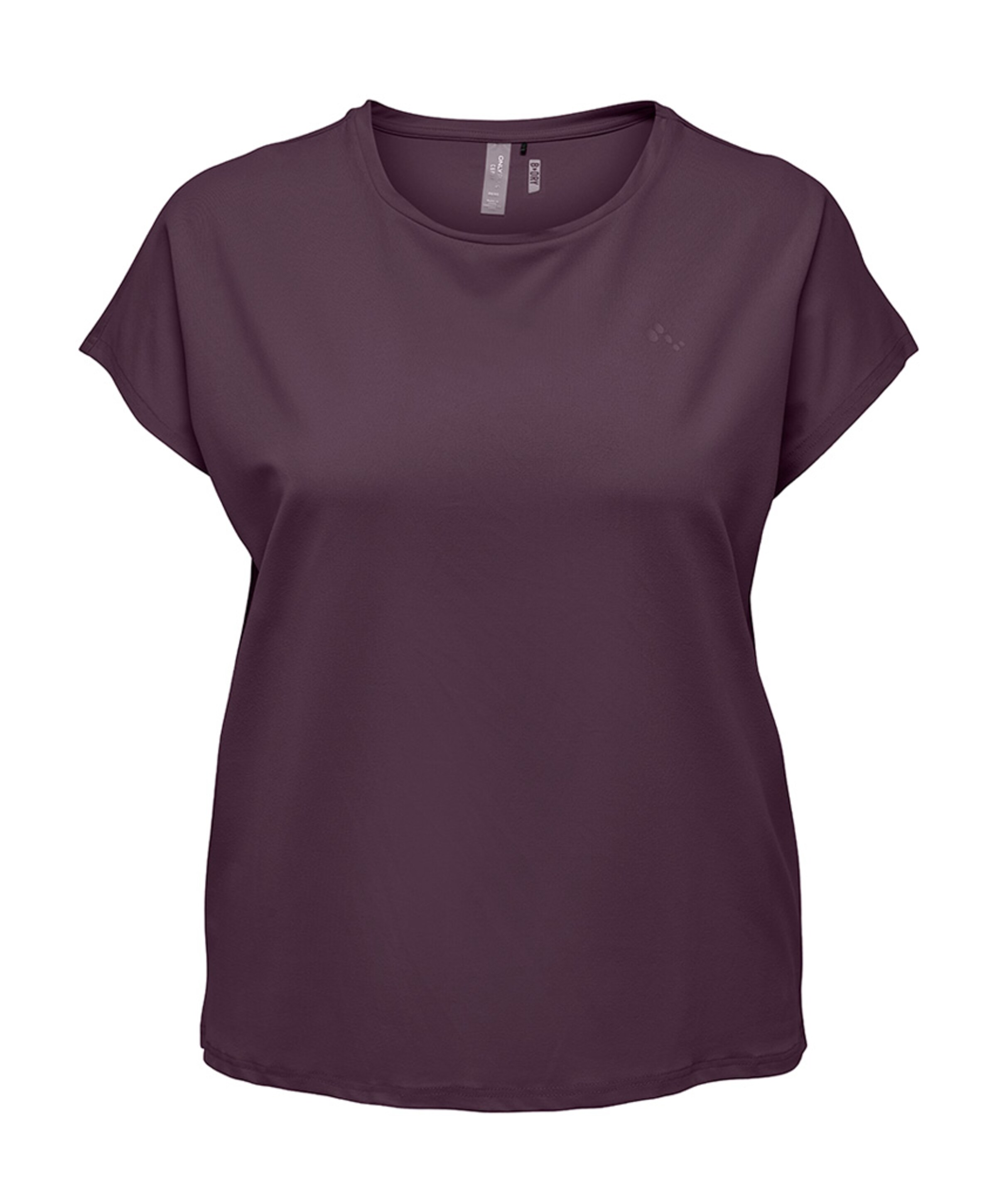 Dames plussize t-shirt paars
