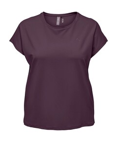 Dames plussize t-shirt paars