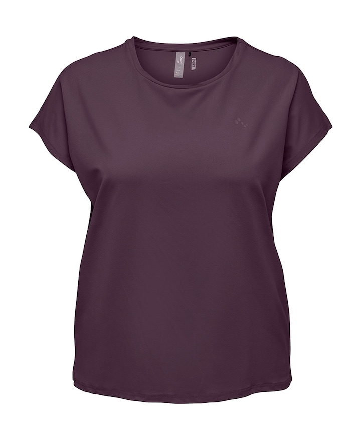 Dames plussize t-shirt paars