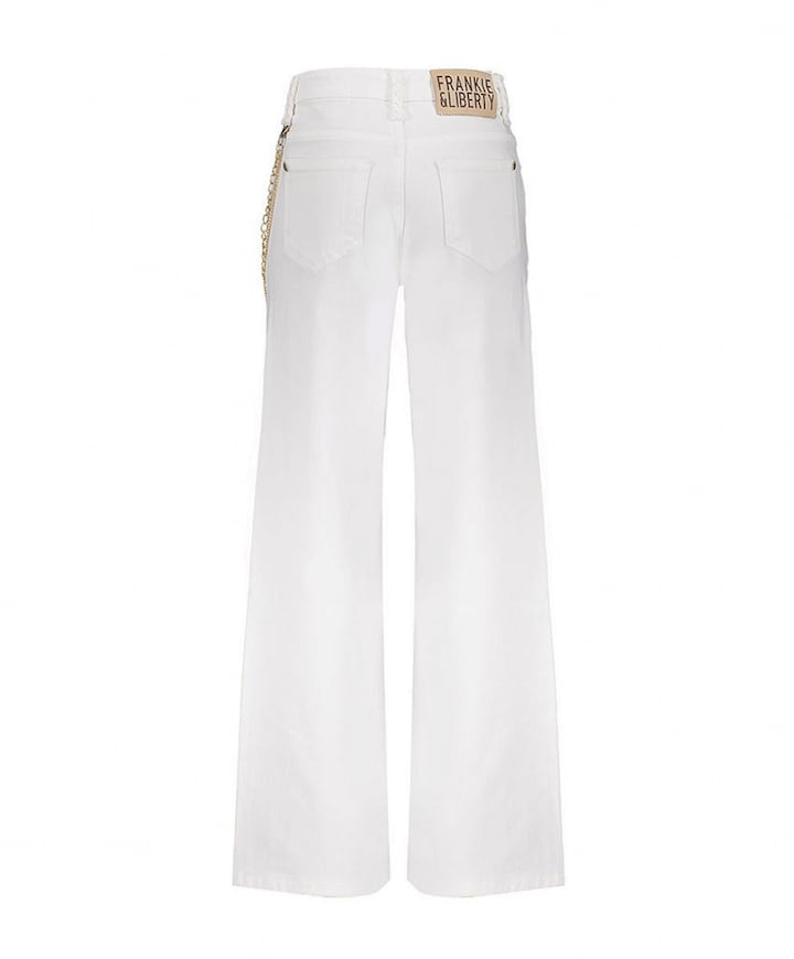 Atttude Wide Leg  meisjes jeans wit