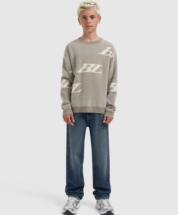 Jongens trui beige