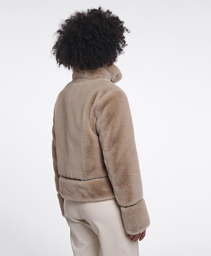 Dames jas beige