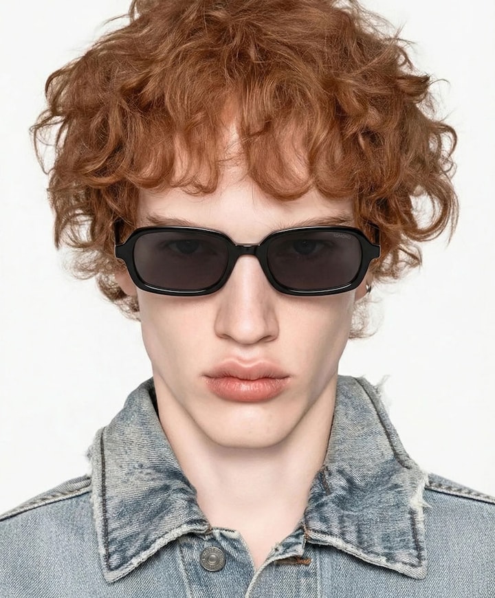 Heren zonnebril zwart