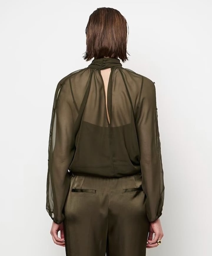 Dames blouse groen