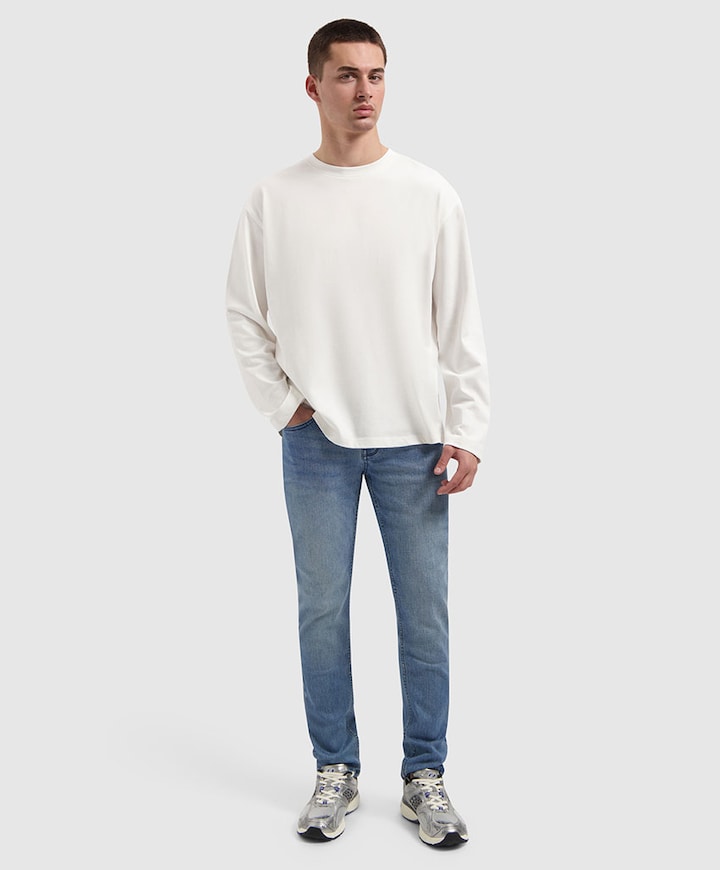 The Ryan Slim Fit Jeans heren jeans blauw