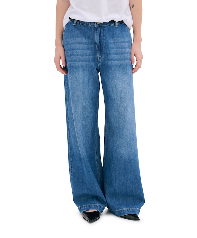 MaloMW 143 Wide Y jeans blauw