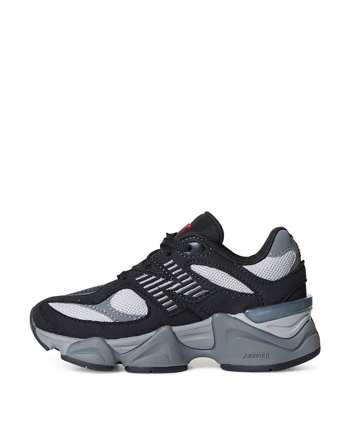 9060 uniseks sneakers  zwart