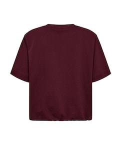 Dames T-shirt bordeaux