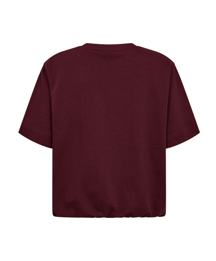 Dames T-shirt bordeaux