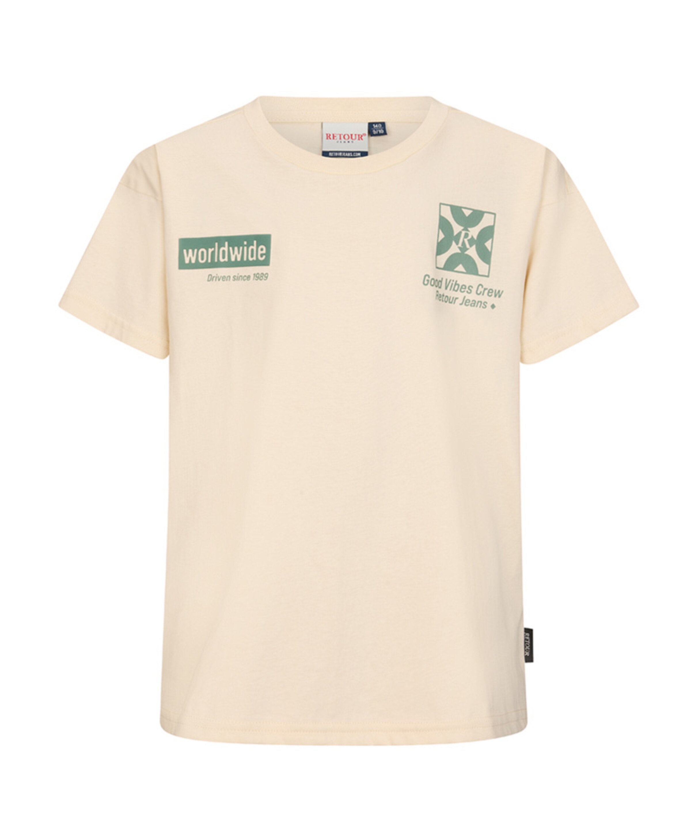 Jongens T-shirt ecru