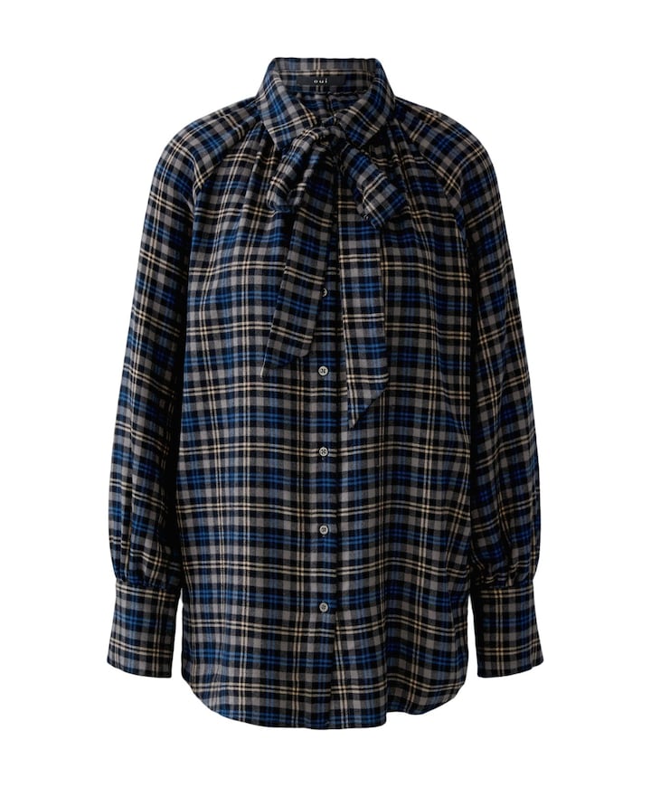 Dames blouse blauw