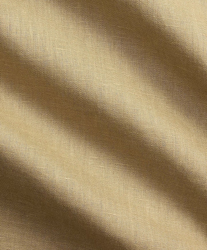 Heren overhemd lange mouw bruin