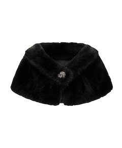 Dames cape zwart