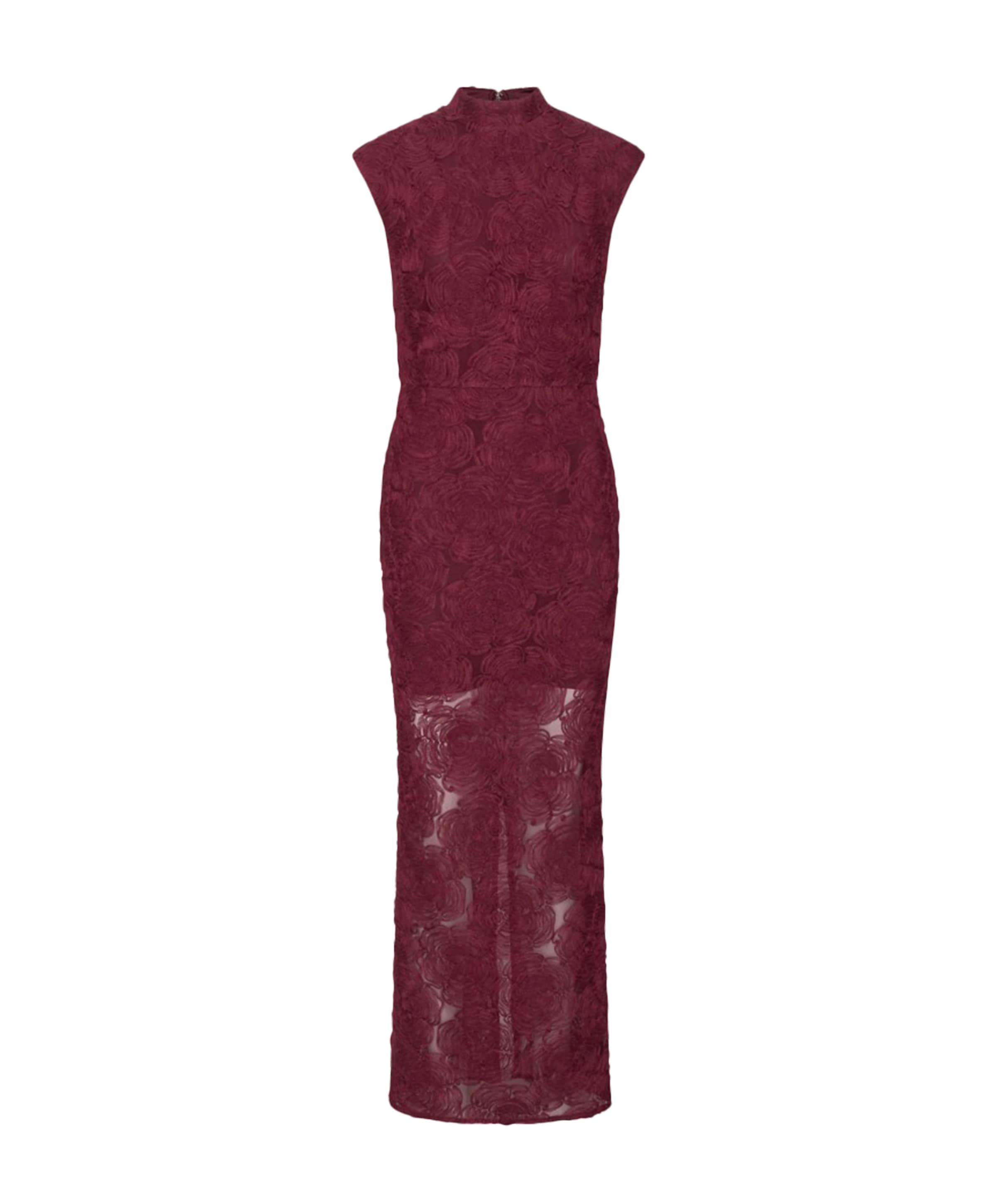 Dames jurk bordeaux