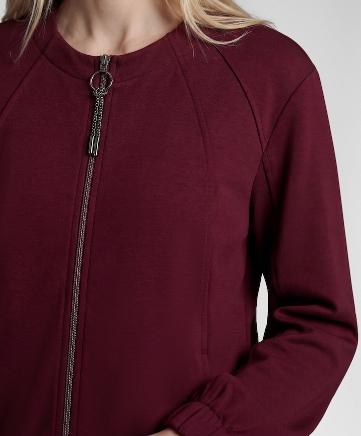 Dames jas bordeaux
