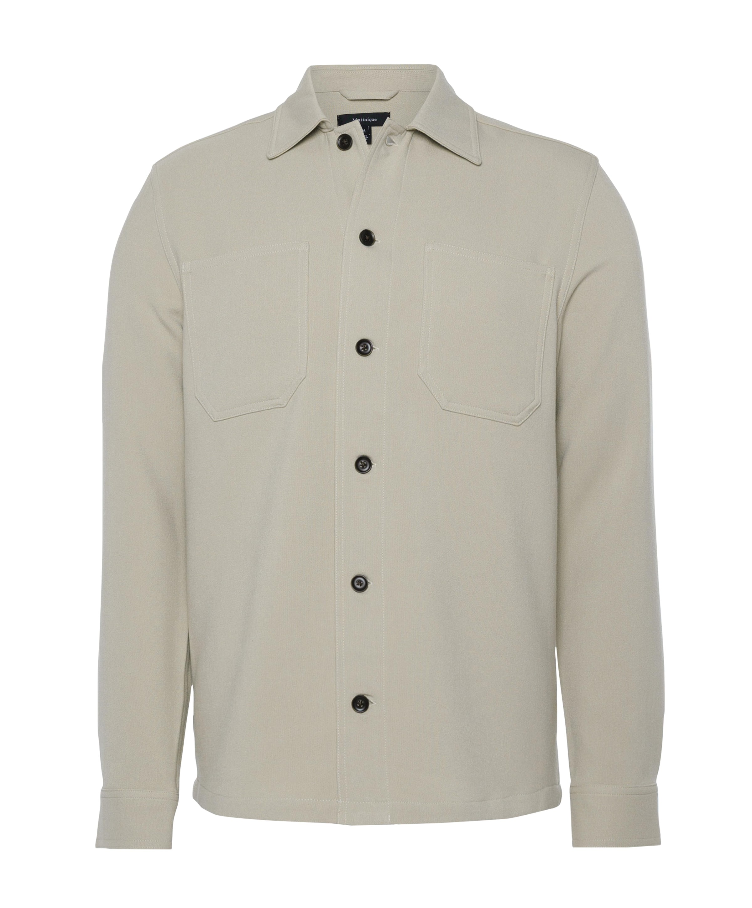 Heren overshirt beige