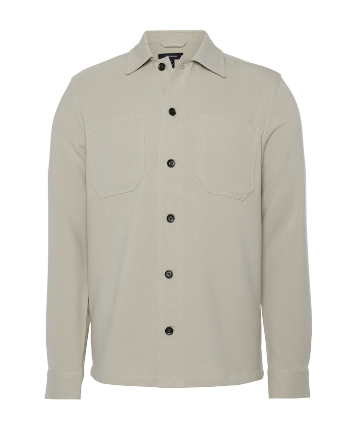 Heren overshirt beige