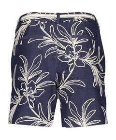 Shorts denim embroidered dames korte broek blauw