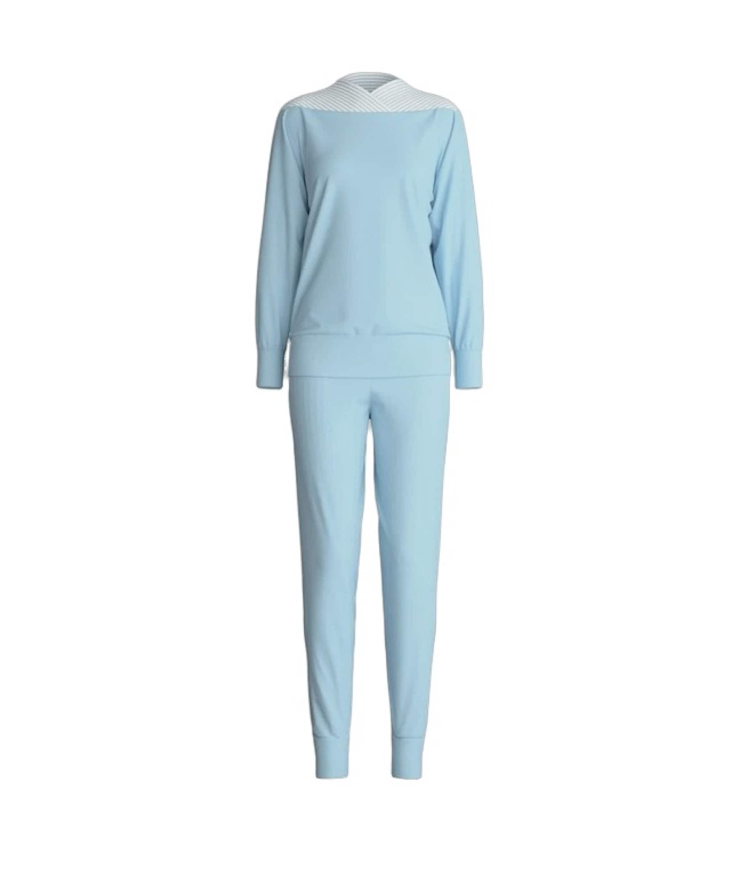 Dames pyjamaset blauw