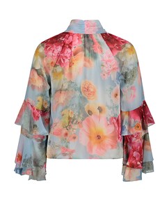 Dames blouse blauw