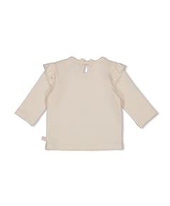 Meisjes longsleeve ecru