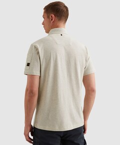 Heren polo grijs
