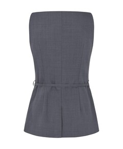 Dames gilet grijs
