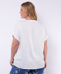 Dames T-shirt ecru