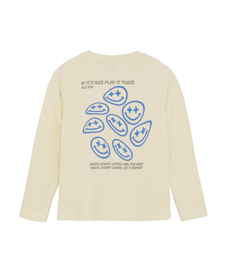 Jongens longsleeve ecru