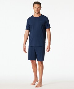 Heren pyjamaset blauw