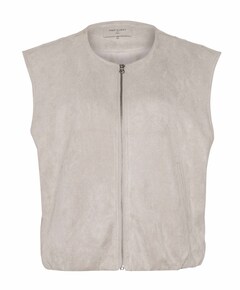 Dames gilet beige