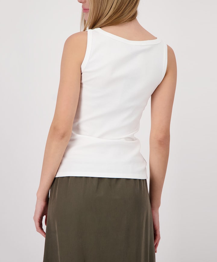 Dames top ecru
