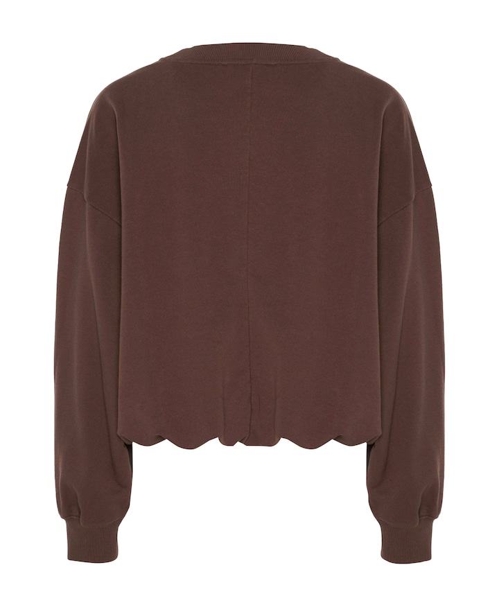 Dames sweater bruin