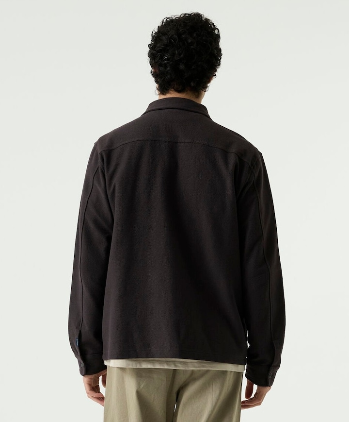 Heren overshirt bruin