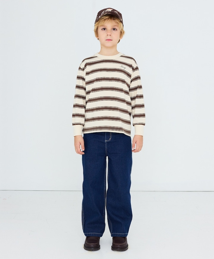 Uniseks longsleeve beige