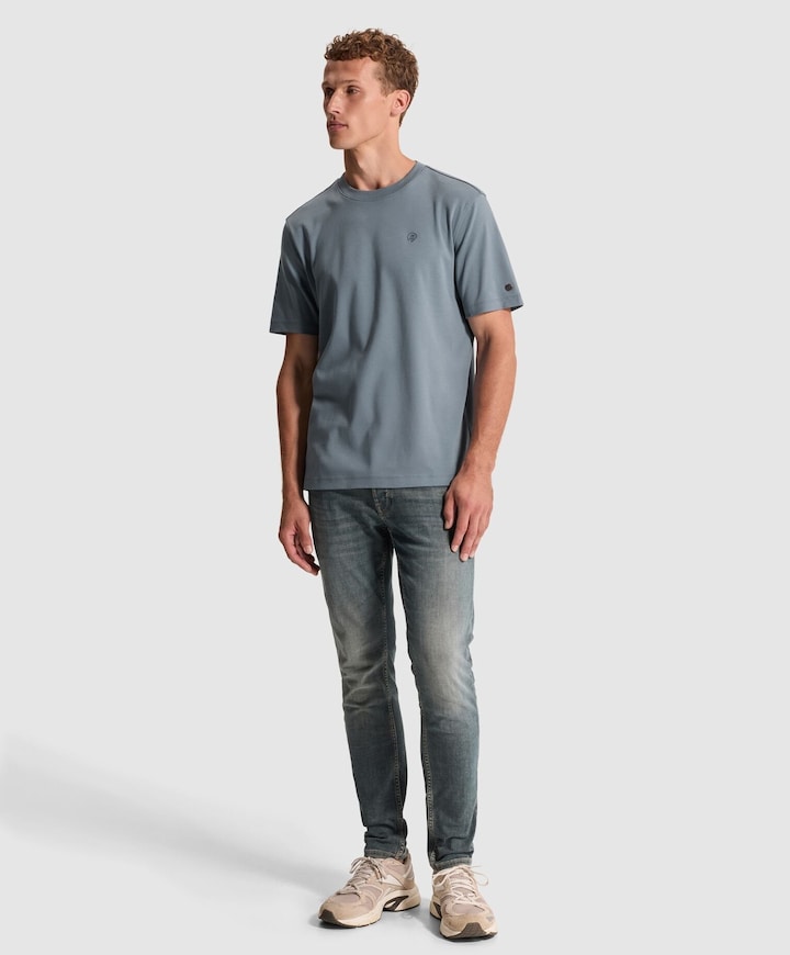 Heren T-shirt blauw