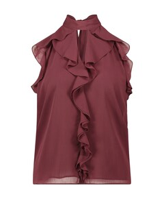 Dames top bordeaux
