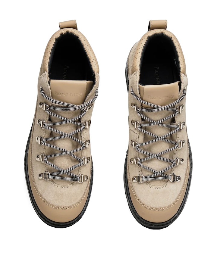 Glacier Boot Suede heren sneakers beige