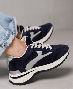 Usher Riggs dames sneakers blauw