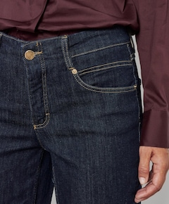 Liv New Wide dames jeans blauw