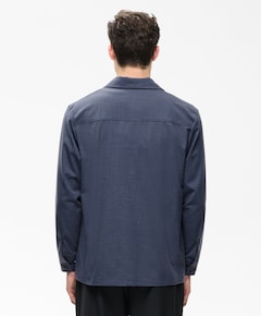 Heren overshirt blauw