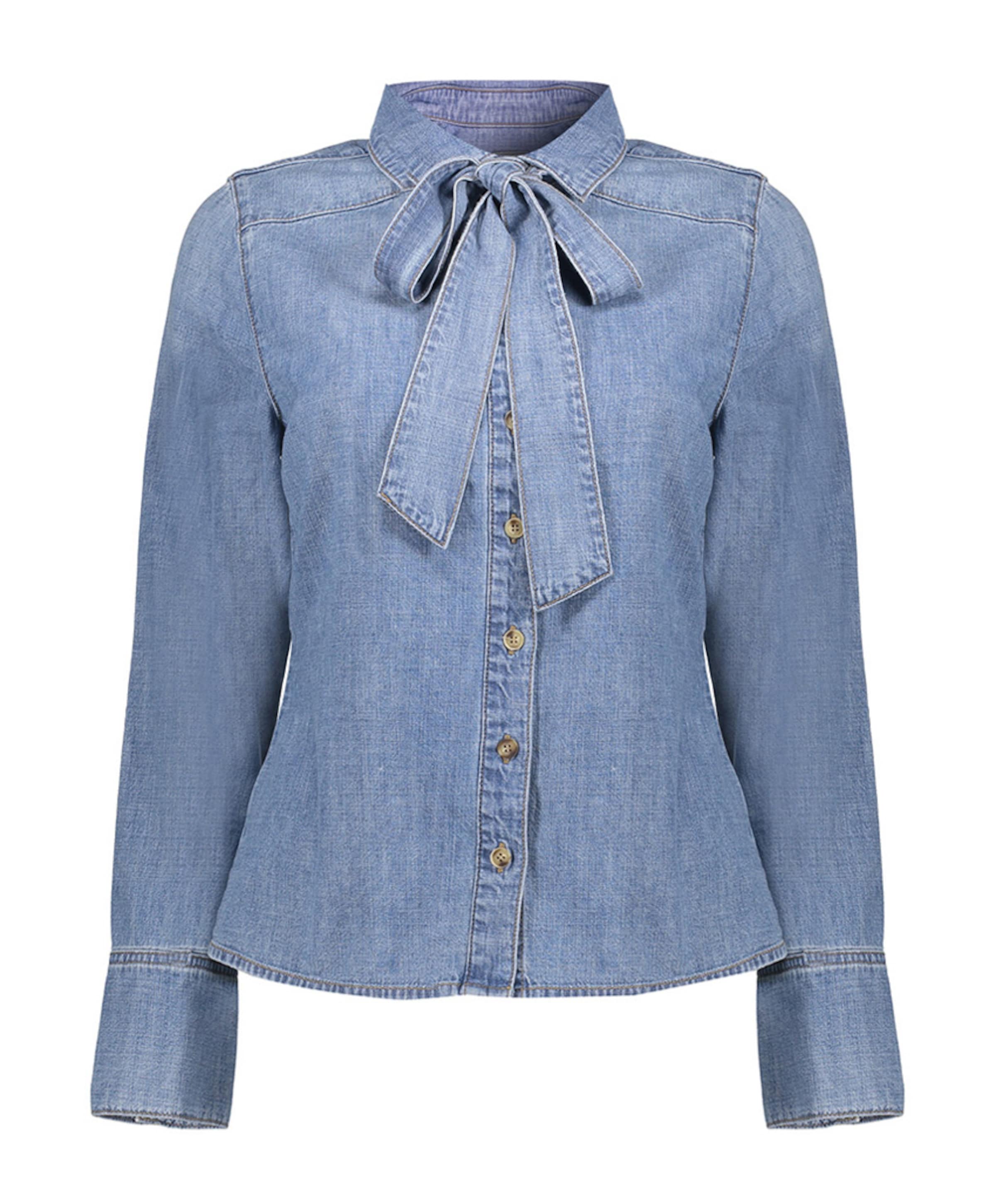Dames blouse blauw