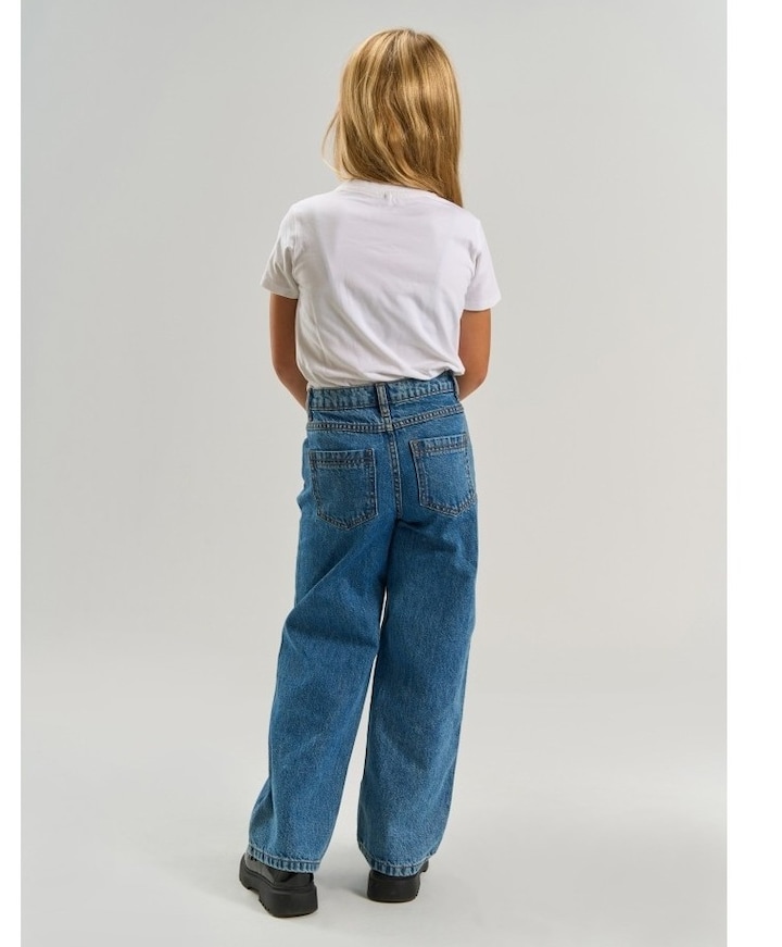 TNLissabon Wide Fit Jeans meisjes jeans blauw