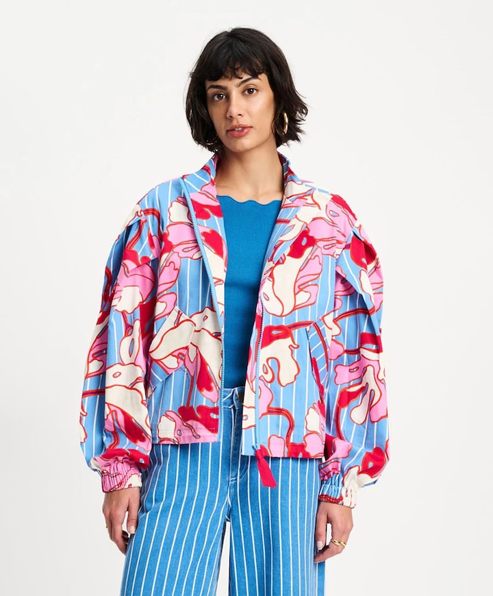 Dames jas multicolor