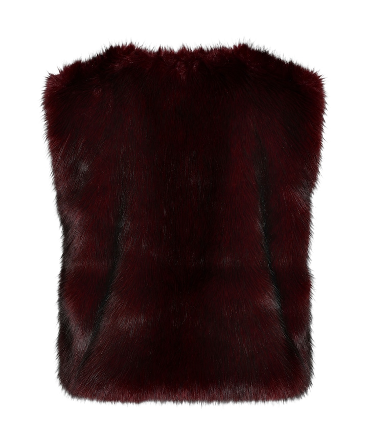Dames gilet bordeaux