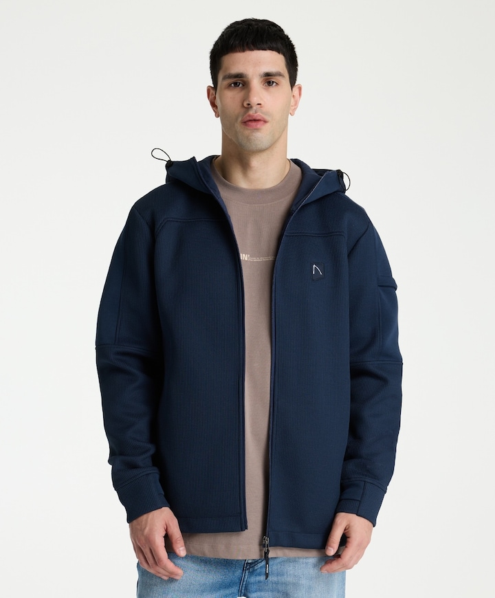 Heren vest blauw
