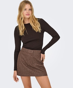 Dames longsleeve bruin