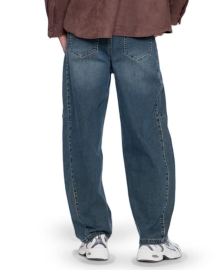 Barrel dames jeans blauw