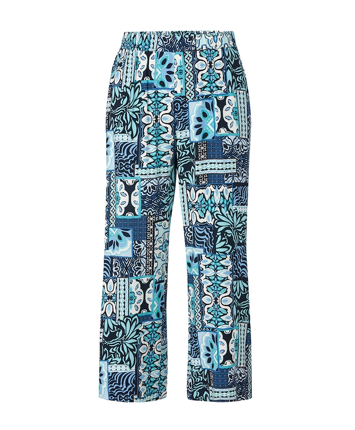 7/8 dames broek blauw